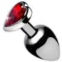 Booty Sparks Red Heart Gem Anal Plug, Medium Booty Sparks Red Heart Gem Anal Plug, Medium