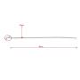 MXD 36cm Flexible Metal Mens Urethrǎl Catheter Catheter Super Long Pull Beads Alternative Toy Pěnis Plug T-Shirt