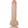 Adam & Eve - Adams Silicone Rechargeable 10 Function Thrust Dildo with Wireless Remote - Couples Sextoy - Beige