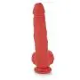 Lickerlish SPATTS 8.5" Premium Silicone Dildo Red with Suction Cup