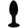 3PCS Black Butt Plug for Beginner Silicone Anal Plug Adult Products Anus Muscles Trainer Suction Cup with Stainless Steel Ball Inside
