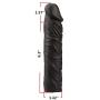 Black Mega 2" Extra Thick Extension Extender Girth Sleeve 9917