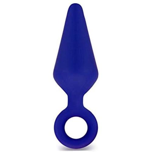 Luxe Candy Rimmer Butt Plug, Indigo, Large