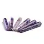 AMOYSTONE Natural Amethyst Crystal Massage Treatment Sticks Points Worry Stone Set 6pcs 4" AMOYSTONE Natural Amethyst Crystal Massage Treatment Sticks Points Worry Stone Set 6pcs 4"