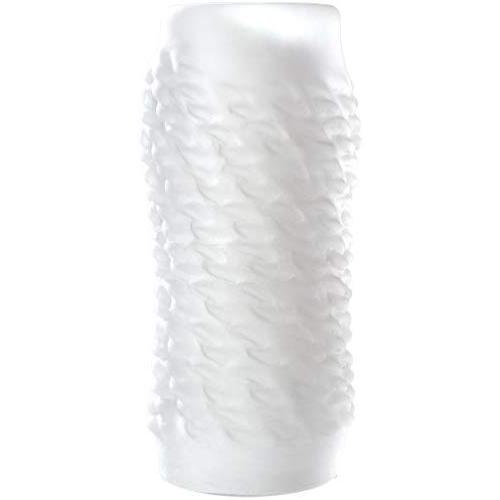 Doc Johnson OptiMALE - ULTRASKYN - Reversible Stroker with Storage Case - Link - Frost
