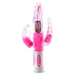 Vital1ty 12 Speeds & 4 Rotating Waterproof Rabbit Vib Toys for Women Quite