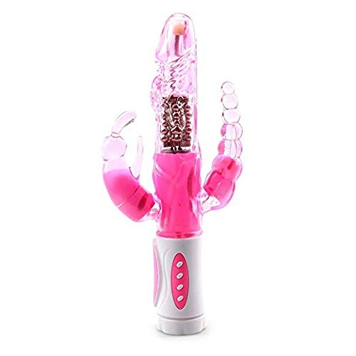 Vital1ty 12 Speeds & 4 Rotating Waterproof Rabbit Vib Toys for Women Quite