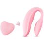 XSEXO Wireless Remote Control Rechargeable Mini Finger U Shape Sucking Massager with Strong Patterns Handsfree USB Waterproof Massager Wand