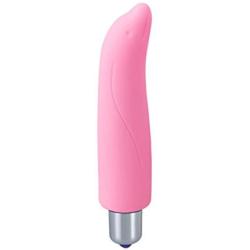 Vibrator, Oomph! 4 Inch Silicone Waterproof Vibration Massager 16 Modes Curved Tip Magic Wand Vibrator Sexy Toy - Pink