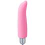 Vibrator, Oomph! 4 Inch Silicone Waterproof Vibration Massager 16 Modes Curved Tip Magic Wand Vibrator Sexy Toy - Pink