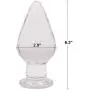 NewMaxer Huge Head Glass Butt Plug Crystal Anal Plug Bum Plug Pleasure Bomb Plug Anal Trainer Anal Expander Training Sex Toy (6.3inch L) NewMaxer Huge Head Glass Butt Plug Crystal Anal Plug Bum Plug Pleasure Bomb Plug Anal Trainer Anal Expander Training Sex Toy (6.3inch L)