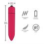 LJJOZ Sex 10 Speed Waterproof Mini Powerful Bullet Shape Personal Vibration Massage Toy Tool ~ Easy to Carry, Waterproof Massage Love Gift, Used for Play and Play Spoof