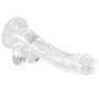 Wushuangyu Realistic Dîldɔ with Suction Cup Ultra Soft for Women Men Couples - Vibrant Toy (Color : Clear)