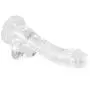 Wushuangyu Realistic Dîldɔ with Suction Cup Ultra Soft for Women Men Couples - Vibrant Toy (Color : Clear)