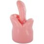 Wand Essentials Tantric Tongue Realistic Oral Sex Wand Vibrator Attachment