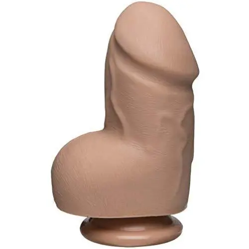 Doc Johnson The D - Fat D - 6 Inch with Balls - FIRMSKYN - 6.25" Long and 2.75" Wide - Strong Suction Cup Base - O-Ring Harness Compatible Dildo, Vanilla Doc Johnson The D - Fat D - 6 Inch with Balls - FIRMSKYN - 6.25" Long and 2.75" Wide - Strong Suction Cup Base - O-Ring Harness Compatible Dildo, Vanilla