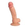 X-R Realistic Ðíldɔ for Beginners with Flared Suction Cup Base for Hands-Free Play,Cock and Balls Dong,Ðíldɔ Flesh 8 Inch Comfortable Waterproof
