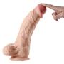 Wushuangyu (12.79 inches Long, 2.75 inches Wide Big Suction reàl Feel Massager for Women Play - Vibrant Toy