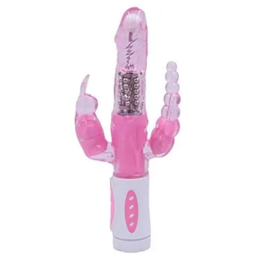 ARIRRA Bunny Triple Pleasure Rabbit Vibrator G Spot Dildo Vibrator Sex Toys for Woman ARIRRA Bunny Triple Pleasure Rabbit Vibrator G Spot Dildo Vibrator Sex Toys for Woman
