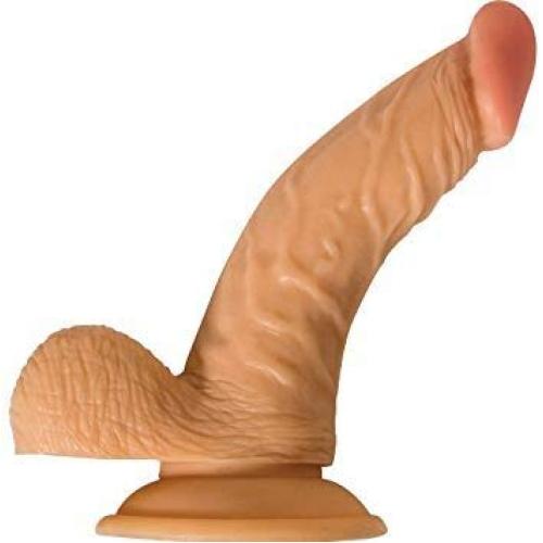 Nasswalk Real Skin All American Whoppers Super Flexible Dong,  6 1/2-Inch