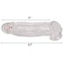 Transparent Silicone penile Condom Expander expands Male Chastity Toys Lengthen Cock Sleeves