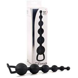 Evolved Novelties Adam & Eve Butt Beads Silicone, Waterproof, Black