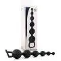 Evolved Novelties Adam & Eve Butt Beads Silicone, Waterproof, Black Evolved Novelties Adam & Eve Butt Beads Silicone, Waterproof, Black