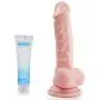 Realistic Ultra-Soft Dildo for Beginners with Flared Suction Cup Base for Hands-Free Play, PALOQUETH Flexible Dildo with Curved Shaft & Balls for Vaginal G-Spot & Anal Prostate Play 6.7" Realistic Ultra-Soft Dildo for Beginners with Flared Suction Cup Base for Hands-Free Play, PALOQUETH Flexible Dildo with Curved Shaft & Balls for Vaginal G-Spot & Anal Prostate Play 6.7"