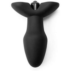 Anal Plug , YOVE Silicone 10 Mode Vibrating Butt Plug and Prostate Massager Anal Sex Toy for for Men, Women or Couples (BLACK)