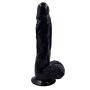 Heiyy 8.85 Inch Simulation Safe Big Materials Realistic Lifelike Massage G Anall Toys with Suction Cup DîD&lő Tools for Women Men (Color : Black)