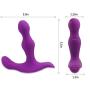 Prostate Massager, Anal Plug Sexual Vibrator with 2 Powerful Motors Multi Stimulation Modes for Men P-spot Anus and Womens’ Clitoris G-spot, Purple