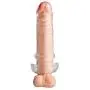 Master Series Tight Hole Clear Ribbed Penis Sheath