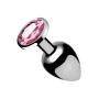 Booty Sparks Pink Gem Anal Plug, Medium