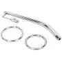 Eastern Delights Penis Plug with Glans Ring Stainless Steel Fetish Bondage BDSM Sex Games