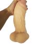 FW 12in Flesh Lifelike Huge Massager for Women - Waterproof - Strong Super Big