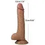 Hehelen 12 Modes Waterproof Silicone Big Realistic Dîd-Los with S-uction Cup for Women Men Beginners