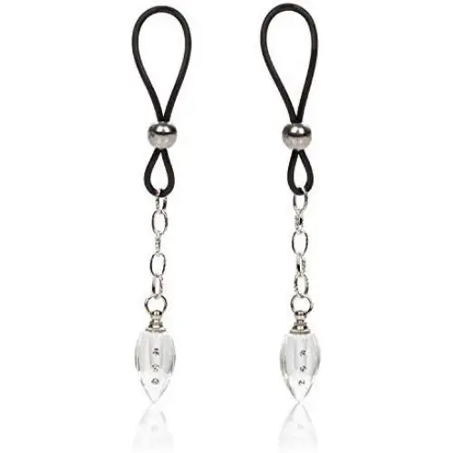 Calexotics Nipple Play Non-Piercing Jewelry, Crystal Teardrop Calexotics Nipple Play Non-Piercing Jewelry, Crystal Teardrop