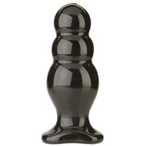 Doc Johnson Titanmen - Master Tool #4 - Triple Ripple Plug - 6.6 in. Long and 2.6 in. Wide - Prostate Stimulating Anal Toy - Butt Plug