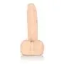 CalExotics Emperor Ballsy – PureSkin Pegging Dildo with Suction Cup Base – Hand Sculpted Waterproof Probe with Moveable Balls - Ivory