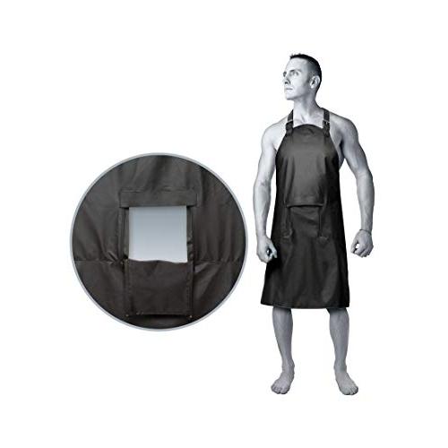 Kink by Doc Johnson - Wet Works - Master Apron - Zippered Front Flap for Easy Access and Reveal - Adjustable Buckle Straps - Easy to Clean and Machine Washable - Black Kink by Doc Johnson - Wet Works - Master Apron - Zippered Front Flap for Easy Access and Reveal - Adjustable Buckle Straps - Easy to Clean and Machine Washable - Black