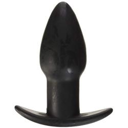 Anal Fantasy Remote Control Silicone Plug, 4 Inch, Waterproof, Black