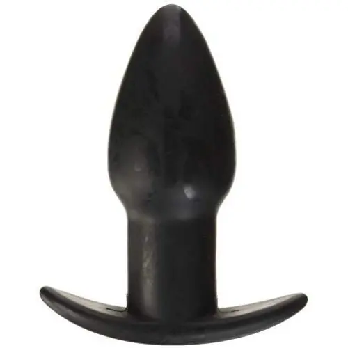 Anal Fantasy Remote Control Silicone Plug, 4 Inch, Waterproof, Black