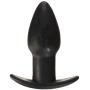 Anal Fantasy Remote Control Silicone Plug, 4 Inch, Waterproof, Black