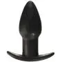 Anal Fantasy Remote Control Silicone Plug, 4 Inch, Waterproof, Black