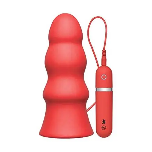 Doc Johnson Kink - Vibrating Silicone Butt Plug - Rippled Doc Johnson Kink - Vibrating Silicone Butt Plug - Rippled