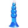BUBUCAST 10.5x2.5cm 5 Balls Silicone Amal Beads Plugs Strong Suction Cup Toys for Women Men