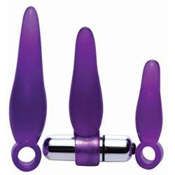 Frisky Fanny Fiddlers 3 Piece Finger Rimmer Set with Vibrating Bullet