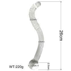 Medical-Grade Crystal Glass Stick for Women Men Back and Body Deep Tissue Muscle Therapy