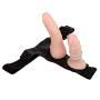 Womens Adjustable Pants Wearable Belt with Double Massager (Size / 6.6~4.1 inches Each) / This Product can only be Used by Single Women / 100% Quality Medical Silicone