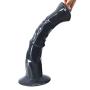 Realistic Animal Dildo Big Horse Penis Ultra Long Cock Female Masturbator Sexbaby Hand Free Suction Cup Vaginal Massage for Women (Black)